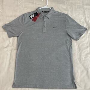 Travis Mathew Light Gray Polo Shirt